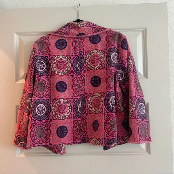 Anthropologie pink beaded jacket - Picture 2 of 4